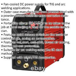 130A TIG & MMA Inverter Welder Fan Cooled DC Power Supply Arc Welding 230V