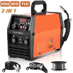 140a Mig Welder Igbt Inverter DC 3 In 1 Mma Gasless Tig Arc Mig Welding Machine