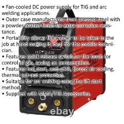 160A TIG & MMA Inverter Welder Fan Cooled DC Power Supply Arc Welding 230V