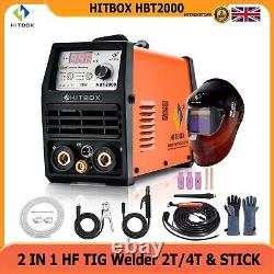 2 IN 1 LED HF TIG Welder MMA ARC IGBT 200AMP TIG Welding Machine 220V Inverter