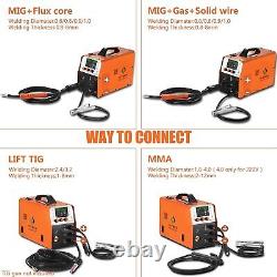 200A 4IN1 MIG Welder MIG TIG ARC MMA Welding Machine Gas Gasless IGBT MIG Welder