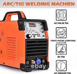 200A HF AC DC TIG Welder Pulse ARC IGBT TIG Welding Machine WITH FOOT PEDAL UK