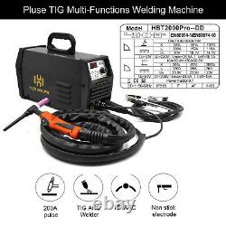 200A Pulse TIG Welder 2IN1 TIG ARC Stick MMA IGBT Inverter Welding Machine Golve