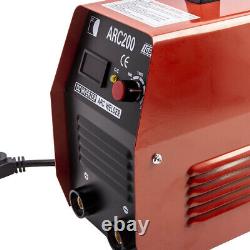 200A Stick/Arc/MMA DC Inverter Welder IGBT Electric Welding Machine 110/220V New