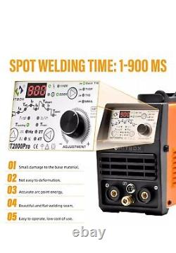 200AMP Cold TIG Welding Machine 4 in 1 Pulse TIG HF TIG Spot TIG ARC MMA Welder