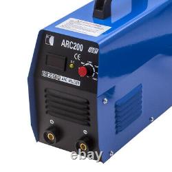 200Amp Stick/Arc/MMA DC Inverter Welder IGBT Electric Welding Machine 110/220V