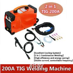 220V 200AMP DC TIG/MMA Inverter Welder 2 in 1 ARC Welding Machine