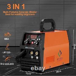 220V 3 IN 1 Mig Welder Inverter 200A DC MMA Gasless TIG ARC MIG Welding Machine