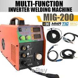 220V 3IN1 Welding Machine 200Amp Inverter Multi-Process TIG MMA/ARC MIG Welder