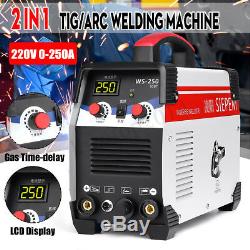 220V 7000W 2In1 TIG/ARC Welding Machine 250A MMA IGBT Inverter WS-250 Welder Kit
