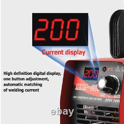 220V ARC Welder Welding Machine Digital Inverter 200A MMA StickTool 3000W IGBT