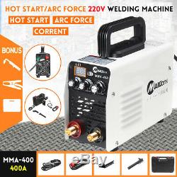 220V Hot Start ARC Force Stick Welder Inverter MMA Welding Machine IGBT 20-400A
