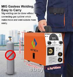 220V MIG MAG Welder Gas Gasless MIG MMA ARC TIG Welder Inverter Welding Machine