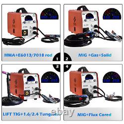 250Amp Aluminum MIG Welder IGBT Inverter ARC MMA Lift TIG 4 IN 1 Welding Machine