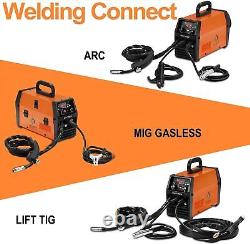 3 IN 1 140Amp MIG Welder 220V Gasless MMA ARC TIG Inverter IGBT Welding Machine