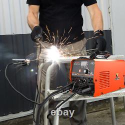 3 IN 1 LED MIG Welder Gasless 130A 220V Inverter MMA ARC MIG TIG Welding Machine