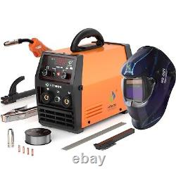 3 IN 1 MIG Welder Inverter 140AMP Gasless 220V ARC TIG MIG Welding Machine NEW