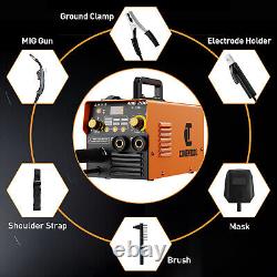 3 IN 1 MIG Welder Inverter 200A DC MMA Gasless TIG ARC MIG Welding Machine 220V