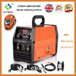 3 IN1 MIG Welder 140Amp IGBT MMA Gasless TIG ARC MIG Welding Machine+ Weld Mask