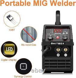 3 In 1 Mig Welder Inverter 140a 220v DC Mma Gasless Tig /arc/mig Welding Machine