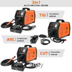 3in1 Cut/TIG/MMA Air Plasma Cutter ARC Stick Welder Welding Machine Digital
