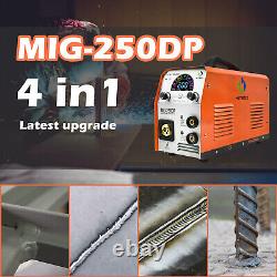 4 IN 1 250A Aluminum MIG Welder IGBT Inverter ARC MMA Lift TIG Welding Machine