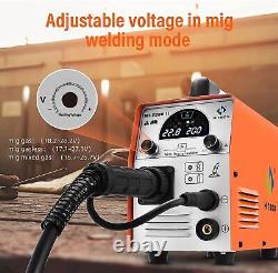 4 in 1 200A MIG Welder 220V DC Inverter Gas Gasless MMA/ARC TIG Welding Machine