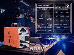 4 in 1 200A MIG Welder 220V DC Inverter Gas Gasless MMA/ARC TIG Welding Machine