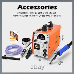 4 in 1 200A MIG Welder 220V DC Inverter Gas Gasless MMA/ARC TIG Welding Machine