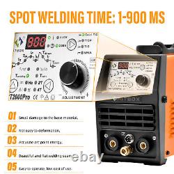 4 in 1 HF Cold TIG Welding Machine 200AMP Pulse TIG TIG Spot TIG ARC MMA Welder