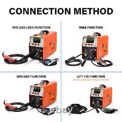 4IN1 MIG Welder 200Amp MIG/ TIG /ARC MMA Gas Gasless IGBT Welding Machine HITBOX