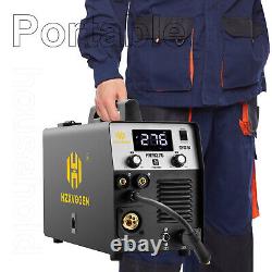 5 IN 1 MIG CUT TIG MMA/ARC Welder 220V Gas/No Gas Welding Machine Plasma Cutter