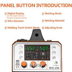 6 IN1 MIG Welder 200A MIG MIG TIG ARC MMA Gas Gasless IGBT Welding Machine UK