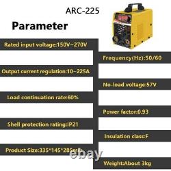 ARC-225 MMA Mini Digital Display Electric Welding Machine DC Inverter DIY Welder
