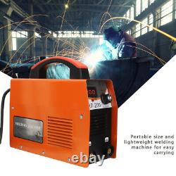 ARC MMA-200Amp Orange Inverter Stick Welding Machine Set Welder Kit IGBT