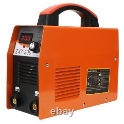 ARC MMA-200Amp Orange Inverter Stick Welding Machine Set Welder Kit IGBT UK Plug