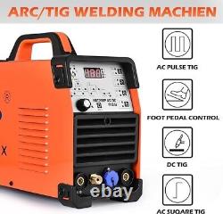 Aluminium AC DC Tig Welder Pulse Stick ARC TIG Welding Machine& FOOT PEDAL New