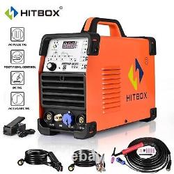 Aluminium Tig Welder AC DC Pulse Stick ARC TIG Welding Machine WithFoot Pedal NEW