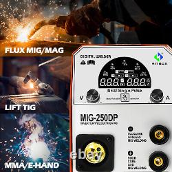 Aluminum MIG Welder 250Amp IGBT Inverter ARC MMA Lift TIG 4 IN 1 Welding Machine