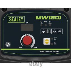Arc/ Stick/ MMA Welder 180Amp Inverter 240v Sealey MW180I c/w Leads