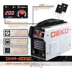 DEKO DKA Series DC Inverter ARC Welder 220V IGBT MMA Welding Machine Lightweight