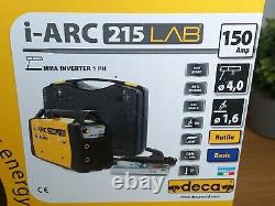 Deca i-ARC 215 LAB Corded Electric 230v 150Amp MMA TIG Welding Inverter Welder