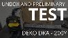 Deko Dka 200y Mma Welding Inverter Unboxing And Preliminary Testing Addition To The Homeshop