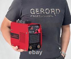 GERORD Mini Welder Machine 110V, 130A ARC Portable MMA Welding Machine, Digit