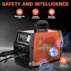 HITBOX 140A Gasless MIG Welder IGBT Inverter Lift TIG MMA ARC Welding Machine