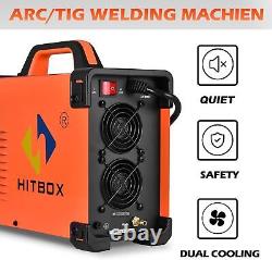 HITBOX 160A Aluminium AC DC Tig Welder Stick ARC TIG Welding Machine &Foot Pedal