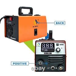 HITBOX 2 in 1 MIG Welder 200Amp 220V DC IGBT Gasless ARC/MMA Welding Machine