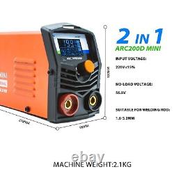 HITBOX 200 ARC Welder Inverter IGBT Lift TIG MMA Mini Welding Machine 240V UK