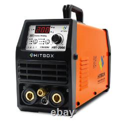 HITBOX 200A Tig Welder DC 220V 2 in 1 IGBT Inverter Tig MMA ARC Welding Machine