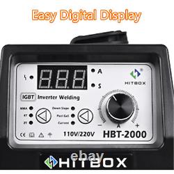 HITBOX 200Amp Tig Welder 2 in 1 Welding Machine 220V HF IGBT Welder HBT2000 UK